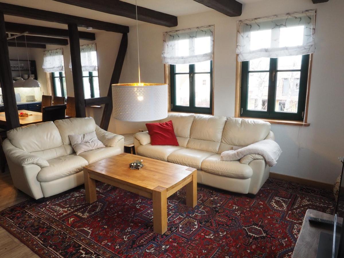 Schoene Gemuetliche Ferienwohnung Mit Kamin II Im Harz Darlingerode Exterior photo
